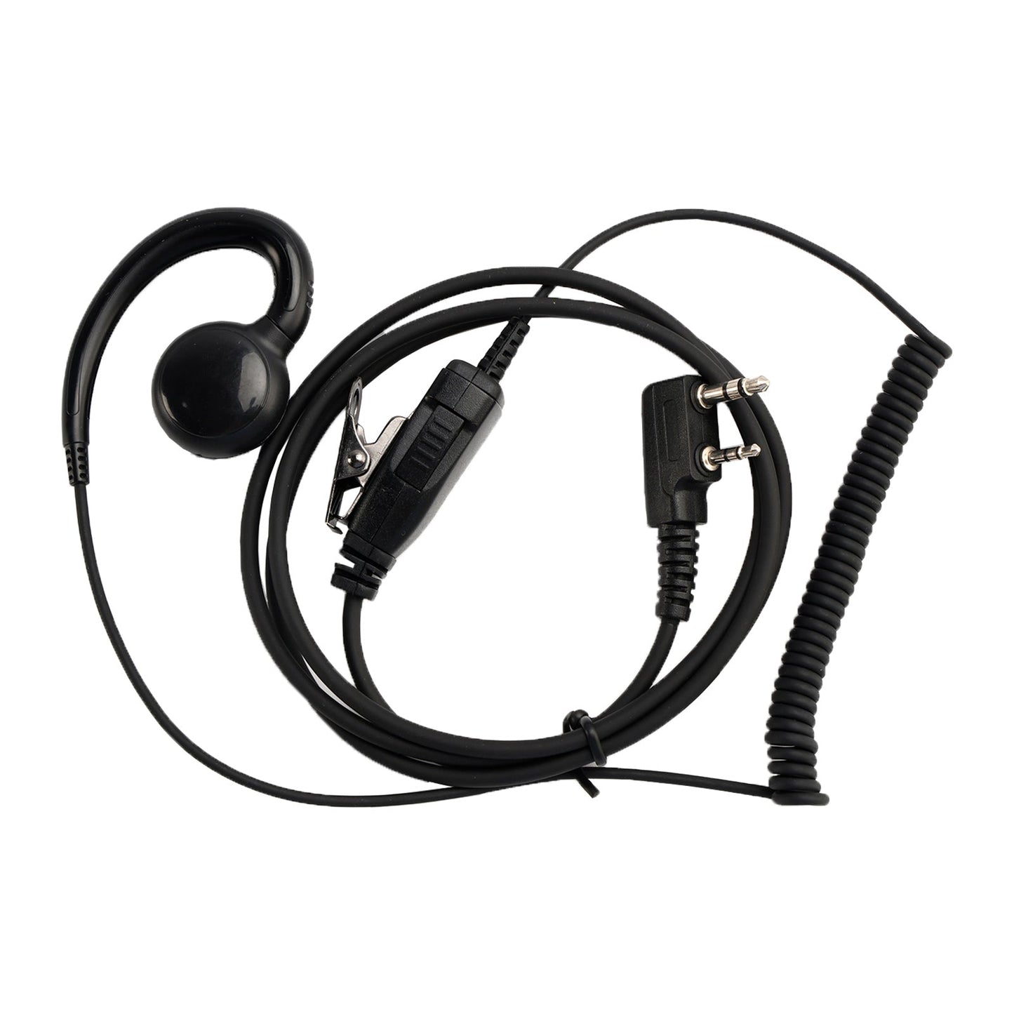 K-018 Small PTT-B6 Curve Hook Earhook Headset For TK-240 TH-G71A LT-2288 UV-5RA