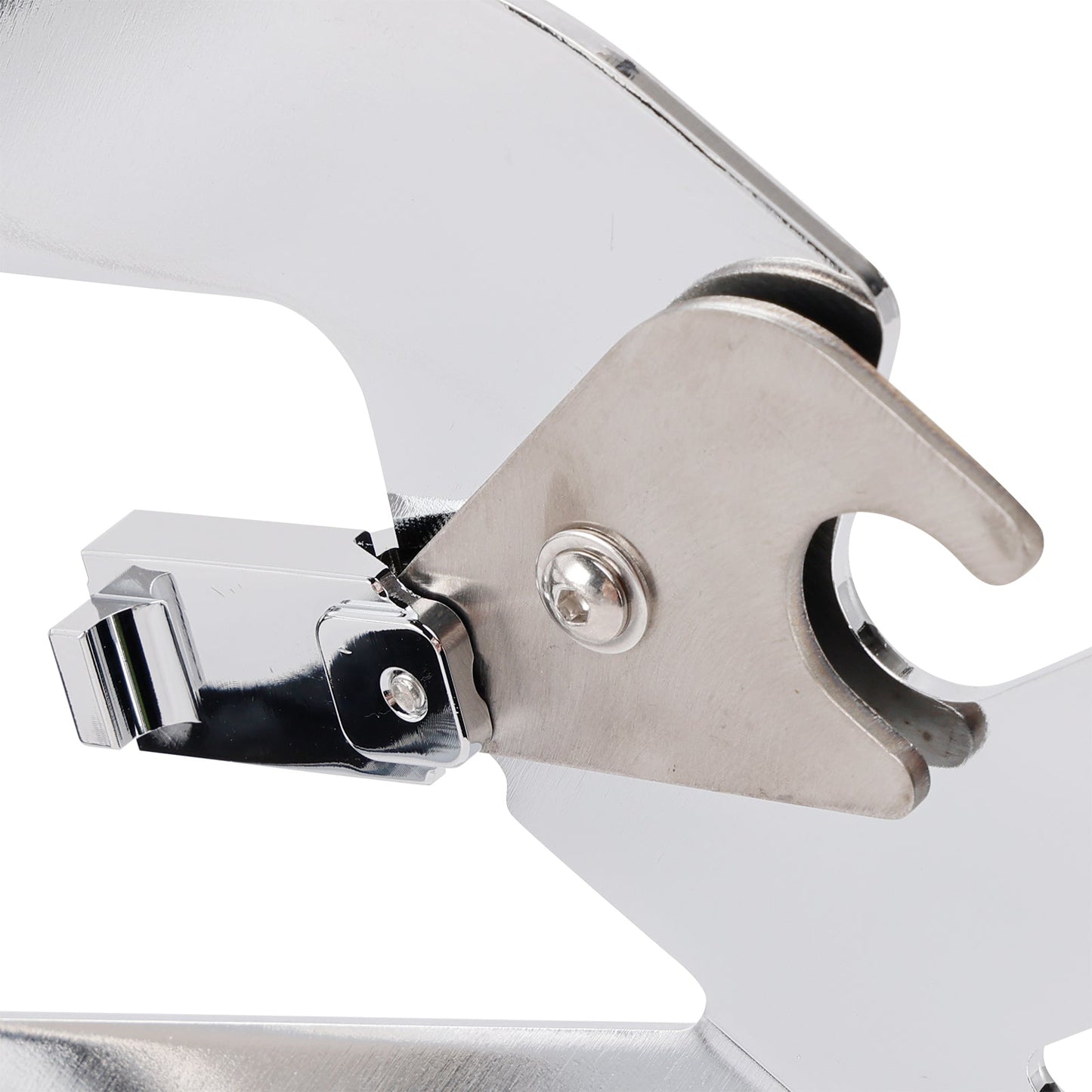 2020-2025 Softail Low Rider S FXLRS DETACHABLE 2-UP TOUR PACK MOUNTING RACK CHROME