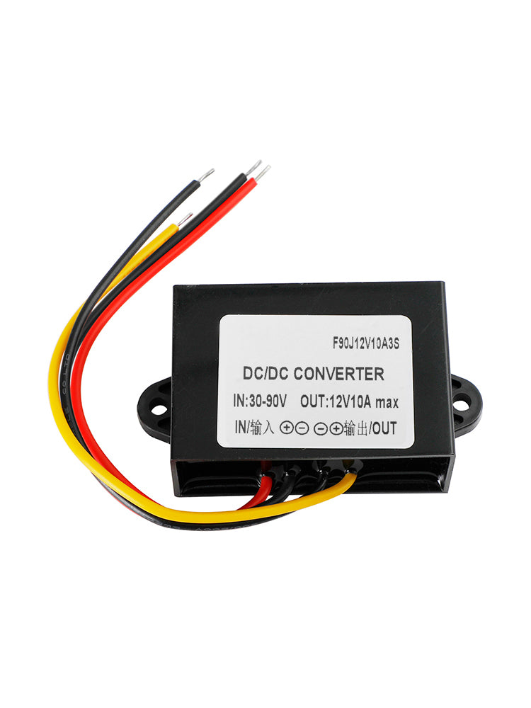 Waterproof Buck Step Down Converter DC30-90V to DC12V 10A Car Power Module