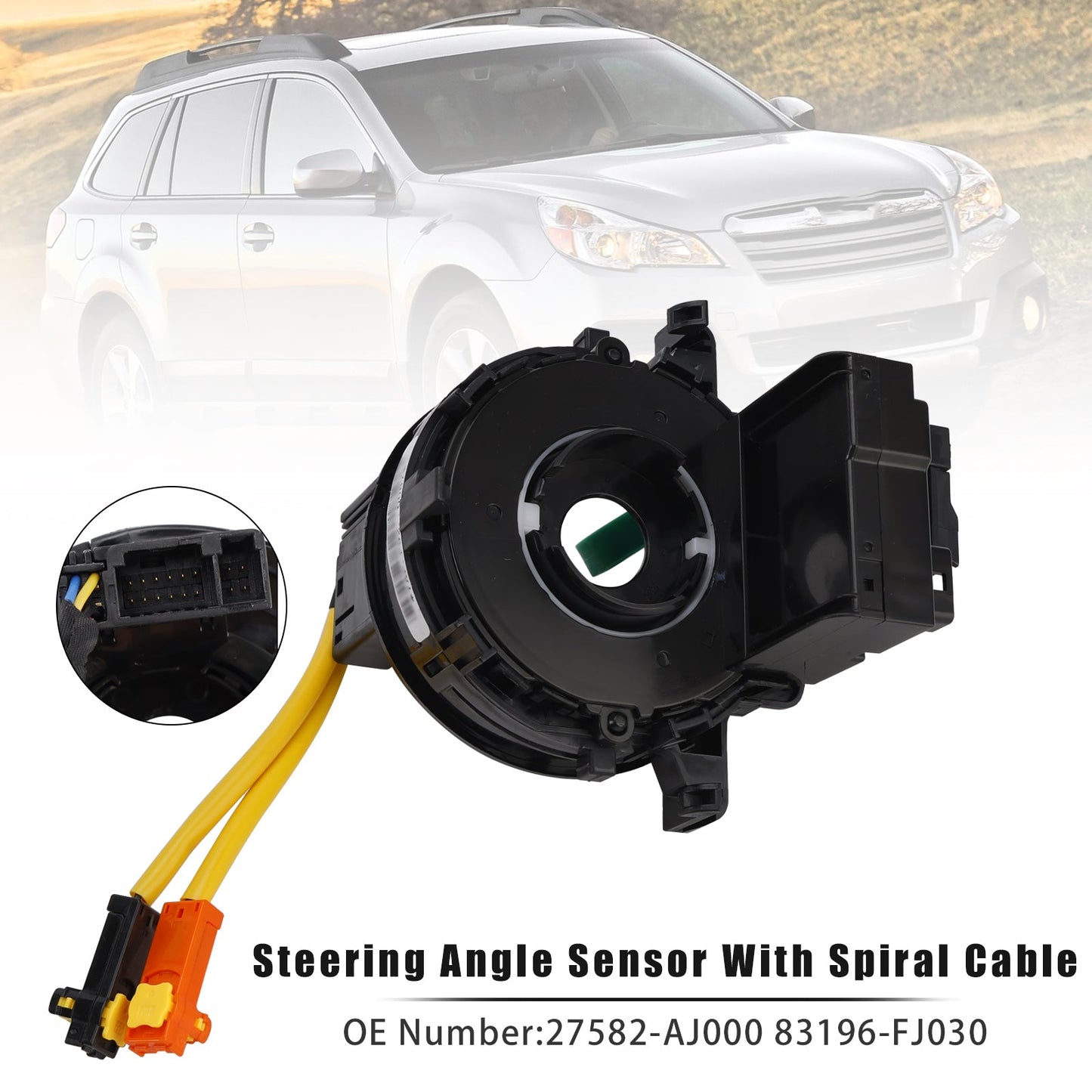 2013-2014 Subaru Legacy Steering Angle Sensor With Spiral Cable 83196-FJ030 27582-AJ000