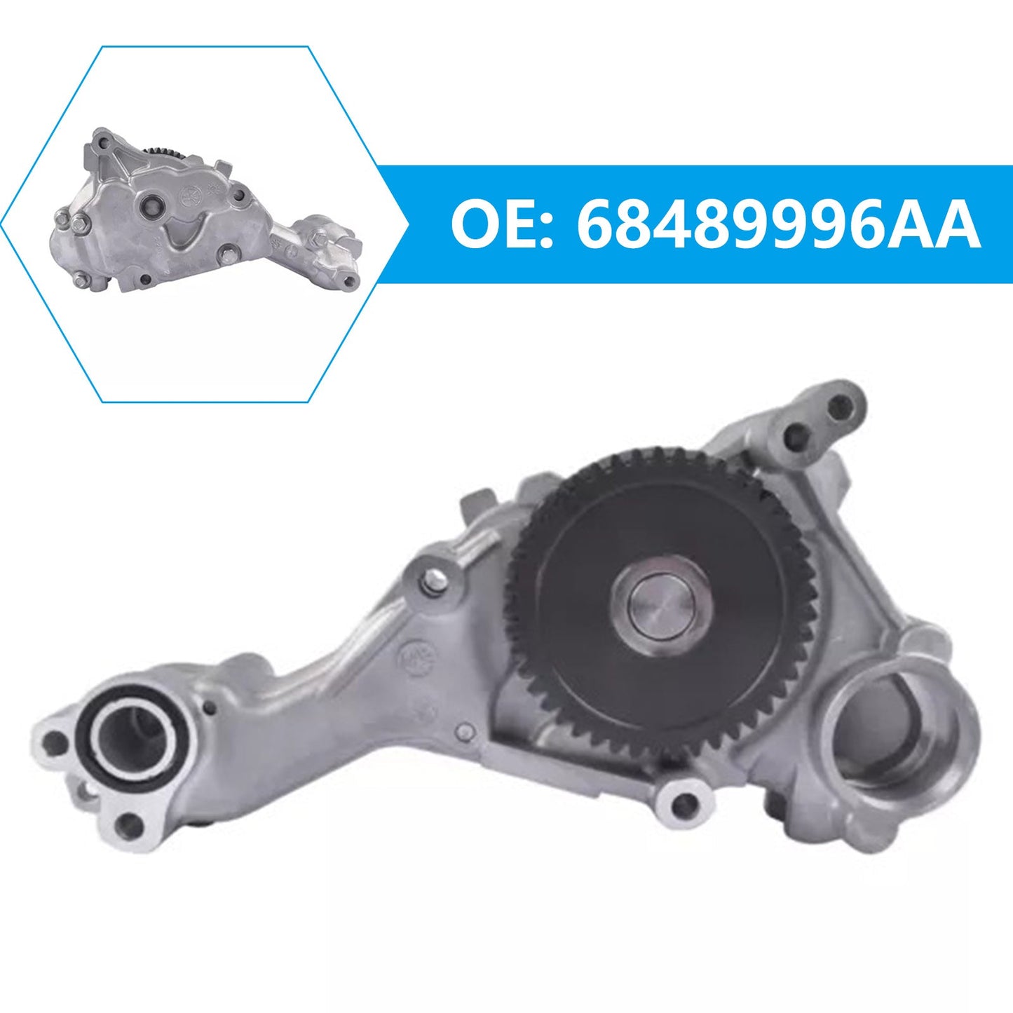 Oil Pump Fit for Jeep Grand Cherokee Wrangler 3.0L V6 Pickup 2014-2021 68489996AA