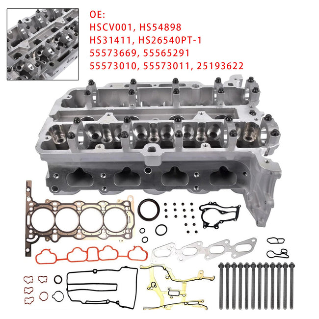 Cylinder Head W/Gasket Set For Chevrolet Trax Sonic Cruze Buick 1.4L 2011-2016