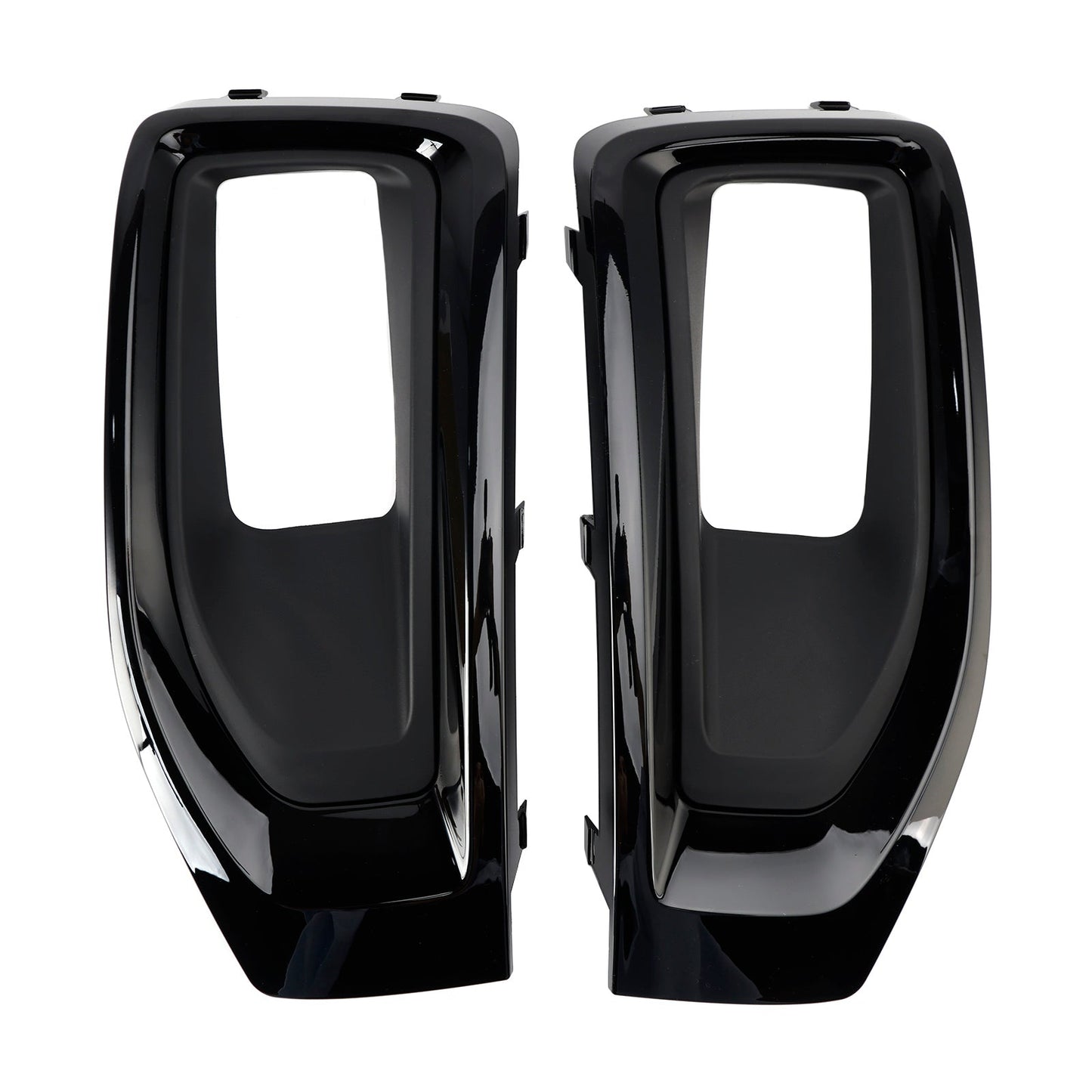 2015-2018 Yukon (submodel: Denali, SLE, SLT) Fog Light Lamp Cover Gloss Black Trim Pair 22936426