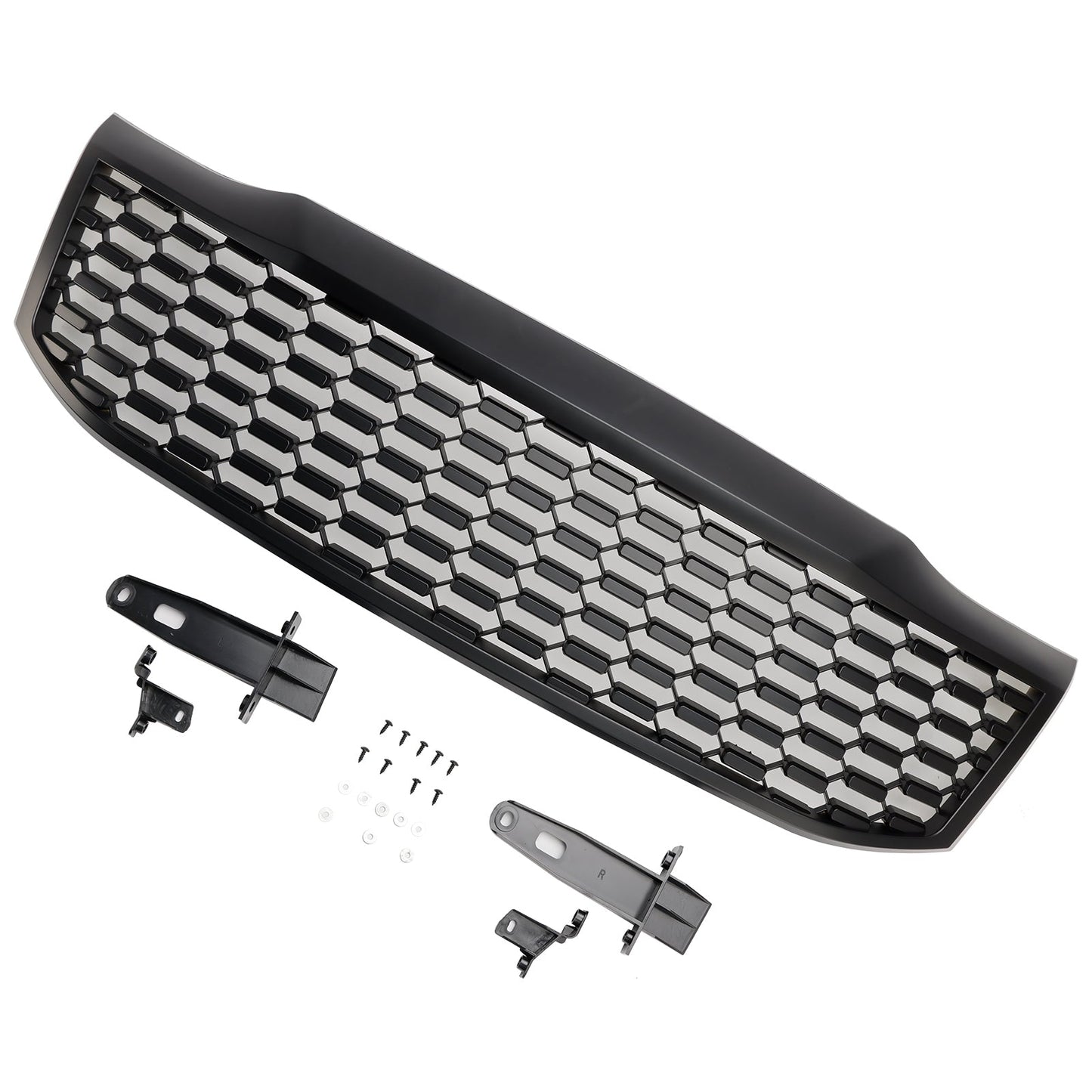2012-2014 Toyota Hilux Vigo MK7 Matt Black Front Bumper Grill Grille