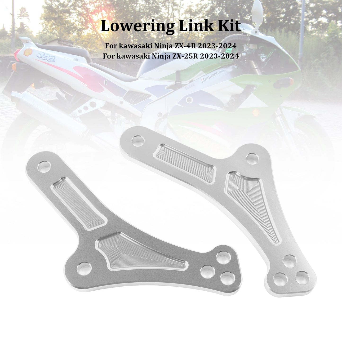2023-2024 kawasaki ZX-25R ZX-4R Adjustable Lower Suspension Links For