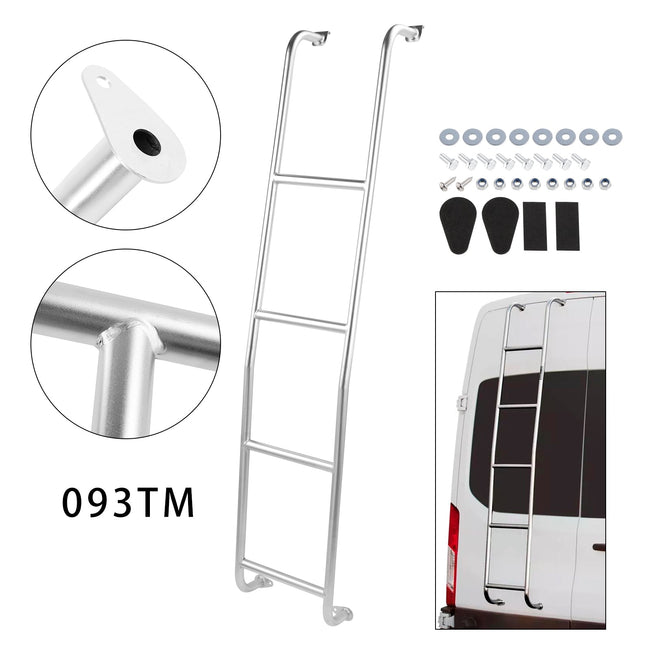 2014-2024 Ford Transit Medium Roof Van Stainless Steel Van Ladder 093TM