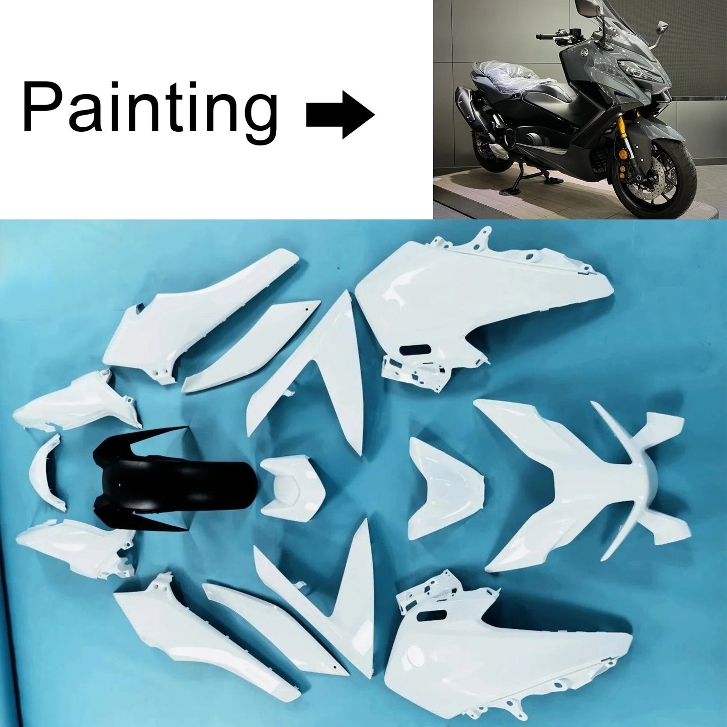 2022-2024 Yamaha TMAX560 Injection Fairing Kit Bodywork