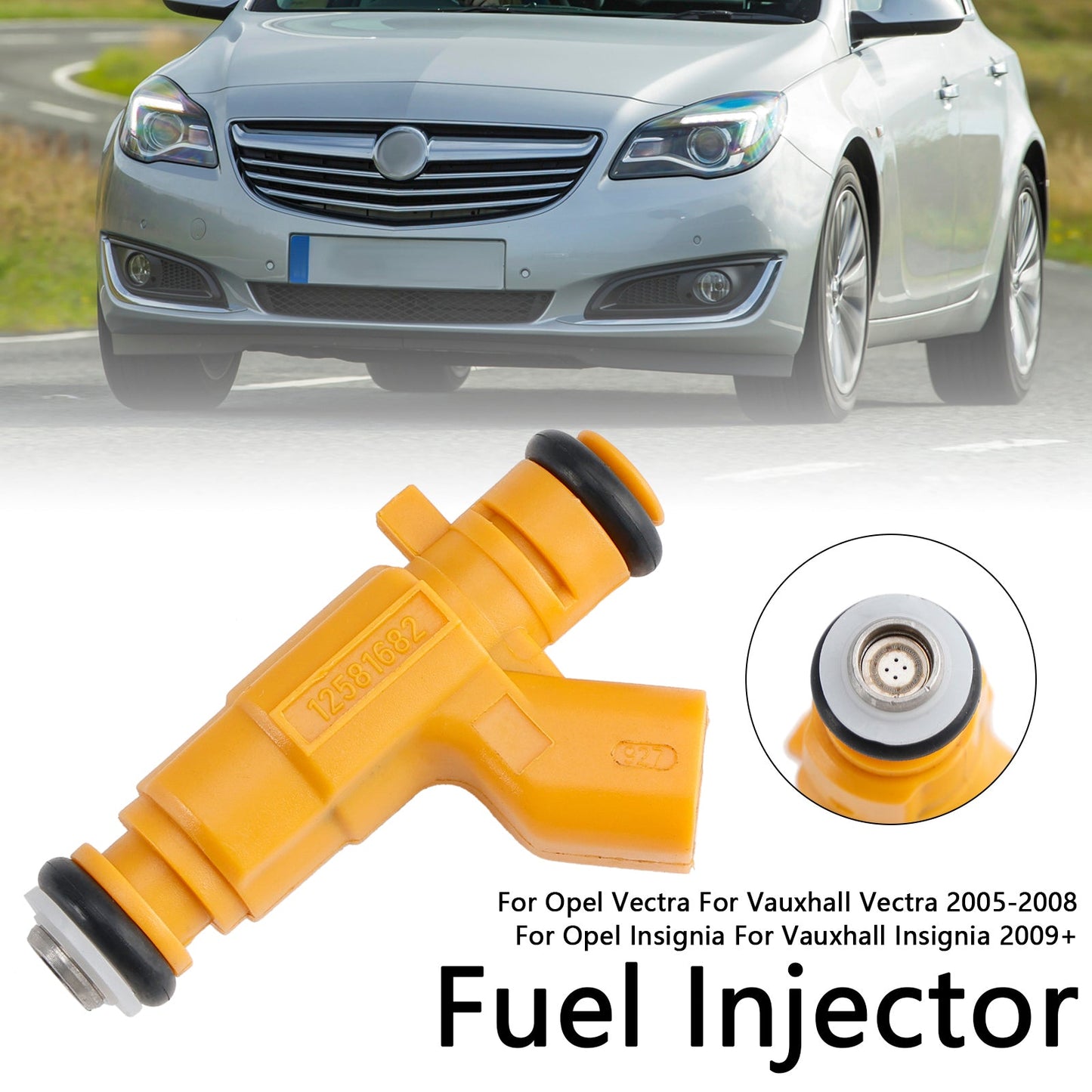 1PCS Fuel Injector 0280156129 Fit Vauxhall Vectra Fit Saab 9-3 2.8L 12581682