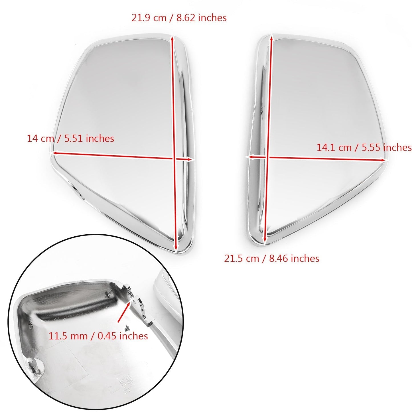 1986-2020 Yamaha Virago 1100 XV1100 Battery Side Cover Left&Right