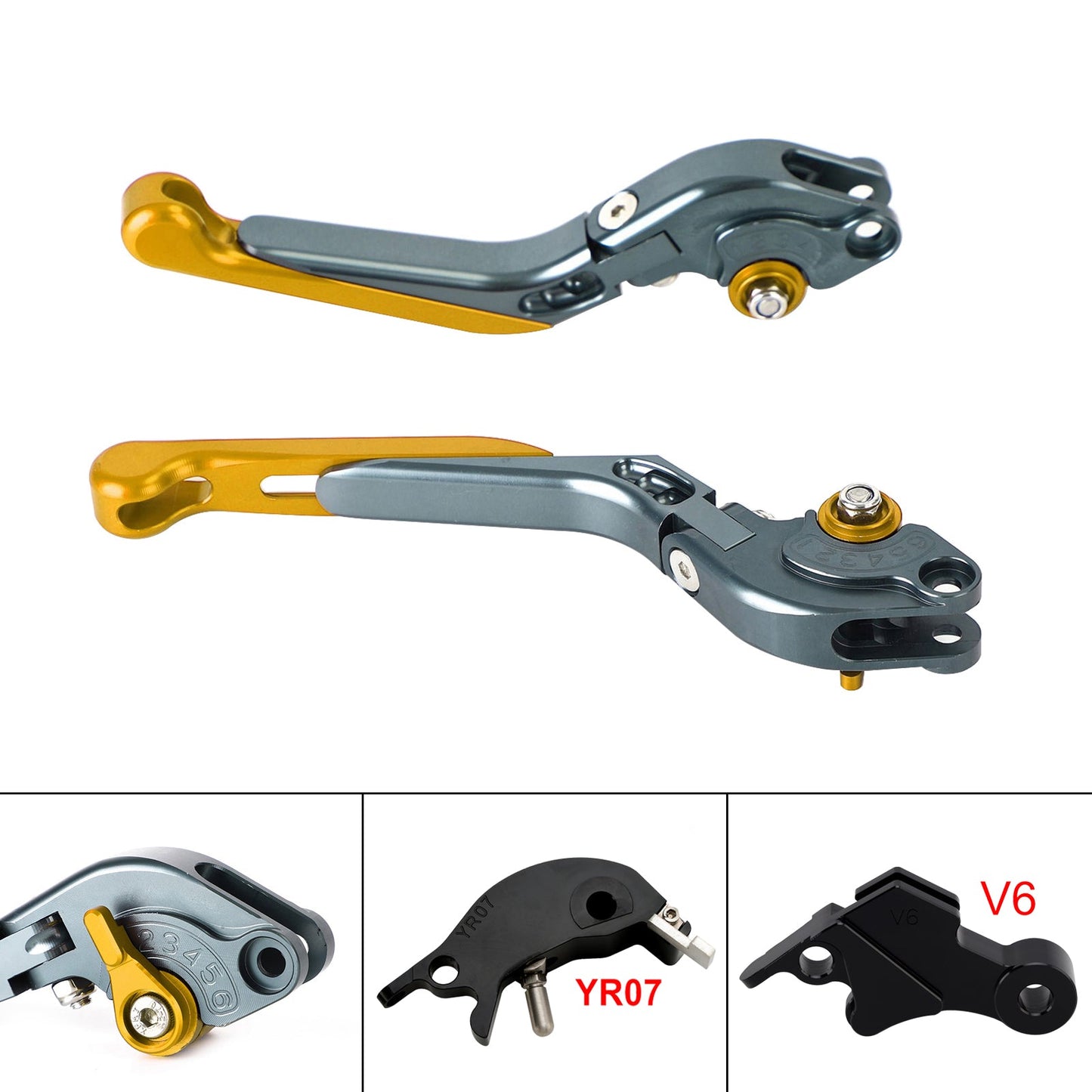 Adjustable Clutch Brake Lever fit for YAMAHA XSR900 XSR900GP MT-09 2024-2025