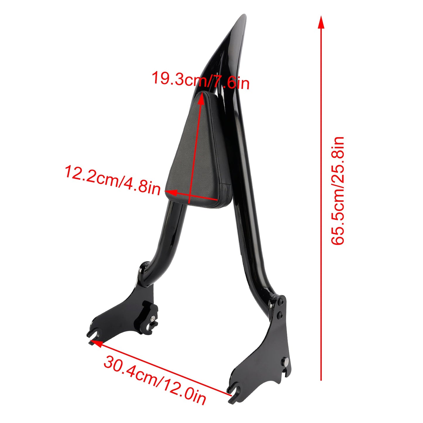 Passenger Sissy Bar Backrest for Road King Street Glide Road Glide 1997-2008