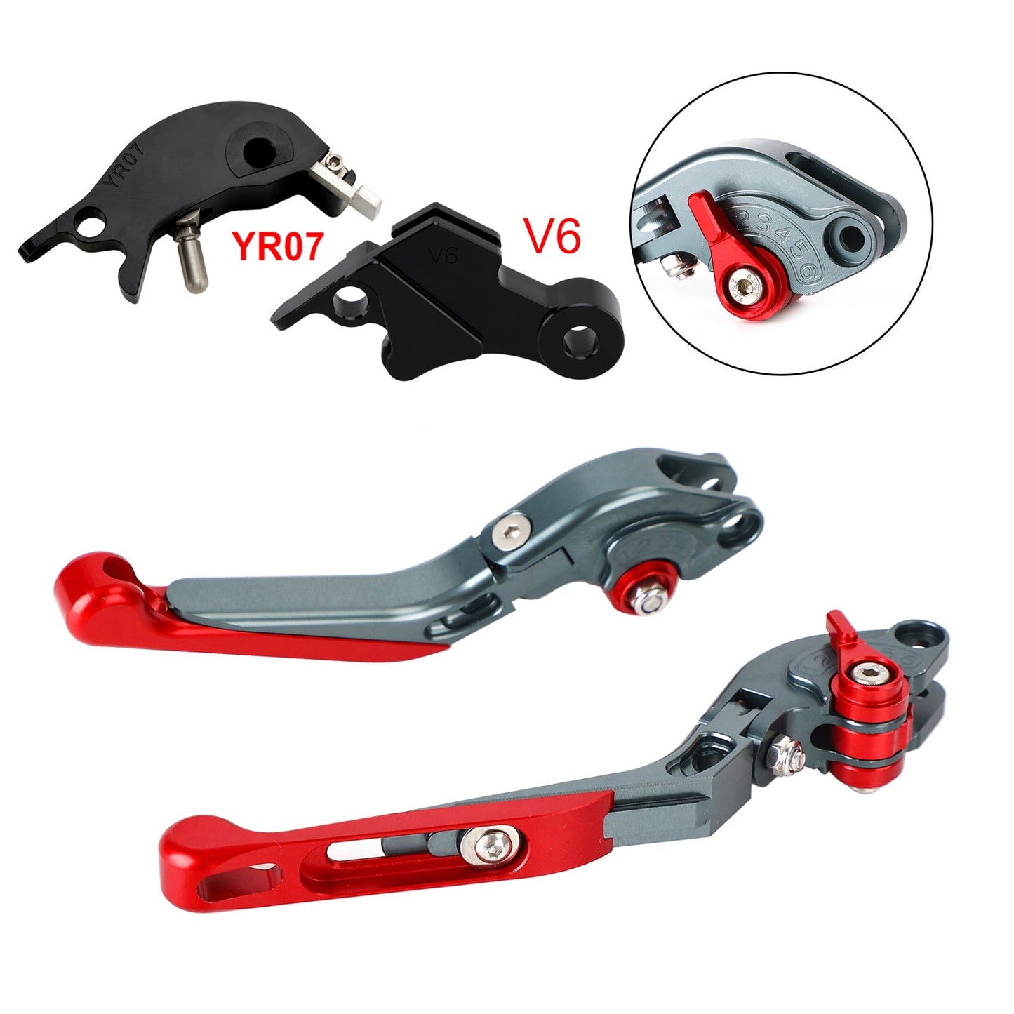 Adjustable Clutch Brake Lever fit for YAMAHA XSR900 XSR900GP MT-09 2024-2025