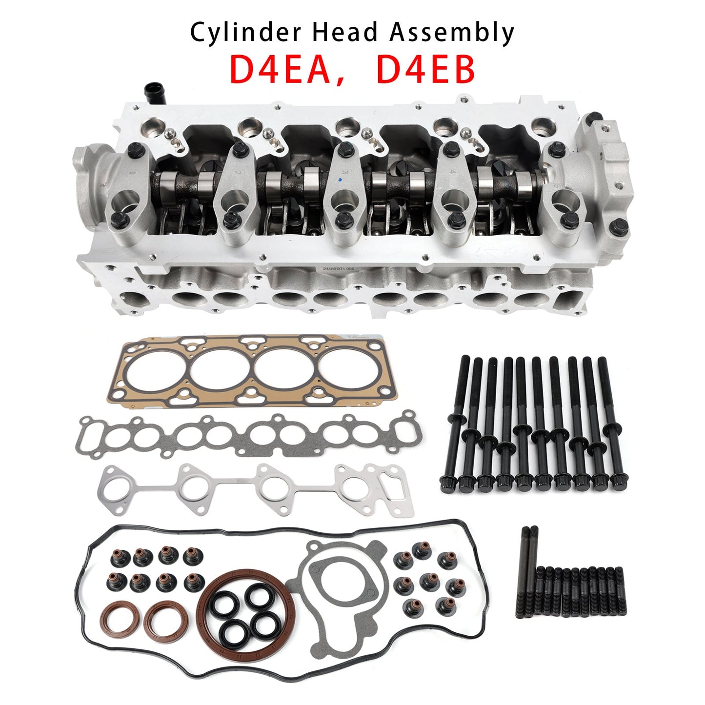 2210027400 For Hyundai Elanta III 2.0CRDi, Grandeur 2.2CRDi, Highway Van 2.0 CRDi Cylinder Head Assembly With Gasket Kit D4EA