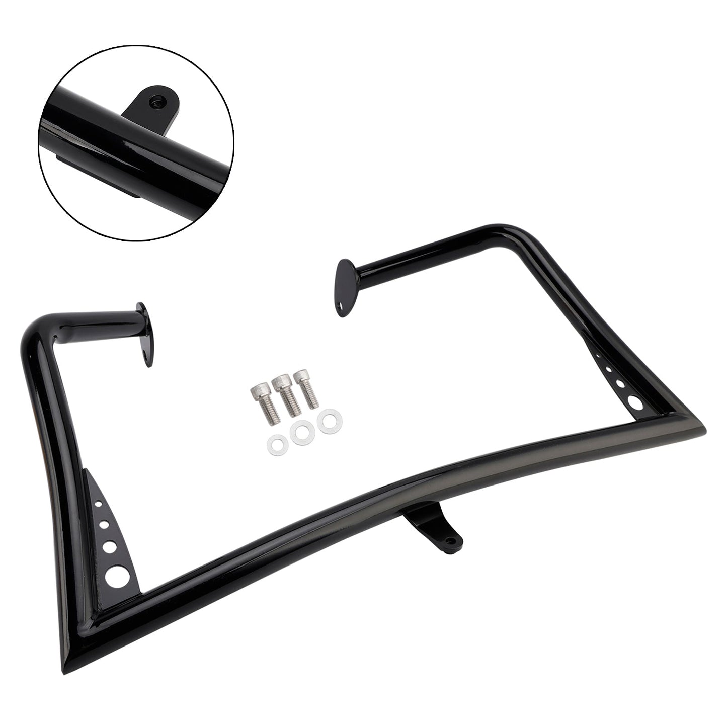 Engine Guard Crash Bar Frame Protector Bumper For Touring Glide 2009-2023 Chrome