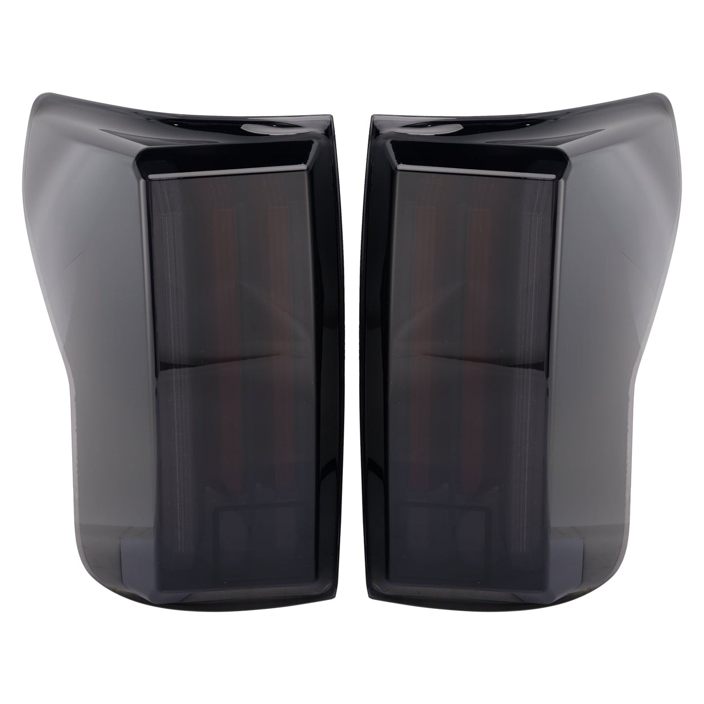 2007-2013 For Toyota Tundra Left+Right LED Tail Lights Black Housing Smoked Lens
