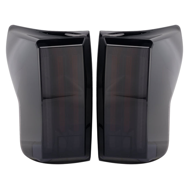 2007-2013 For Toyota Tundra Left+Right LED Tail Lights Black Housing Smoked Lens
