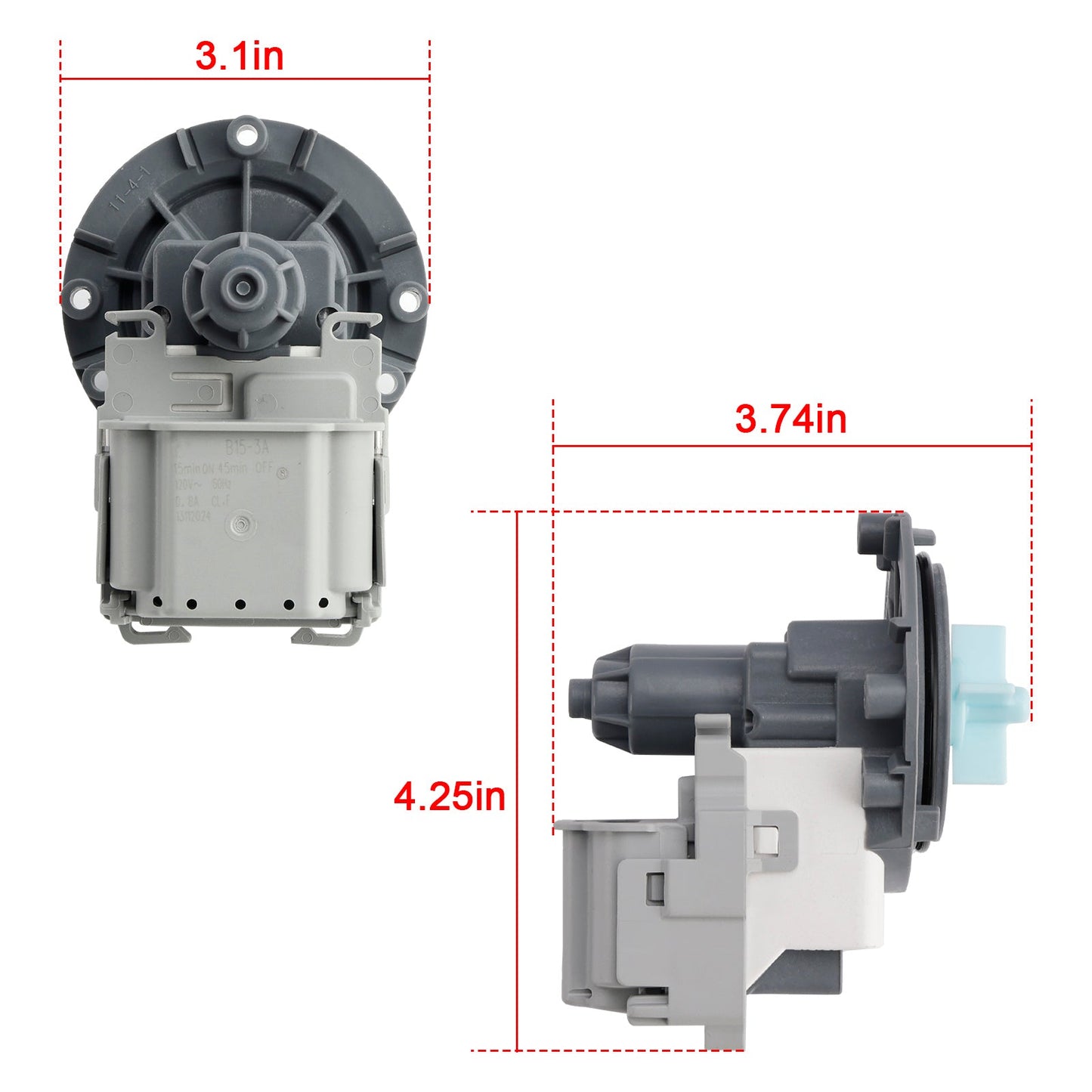 DC31-00181C Recirculation Pump Drain Pump for Samsung Washing AP6025315