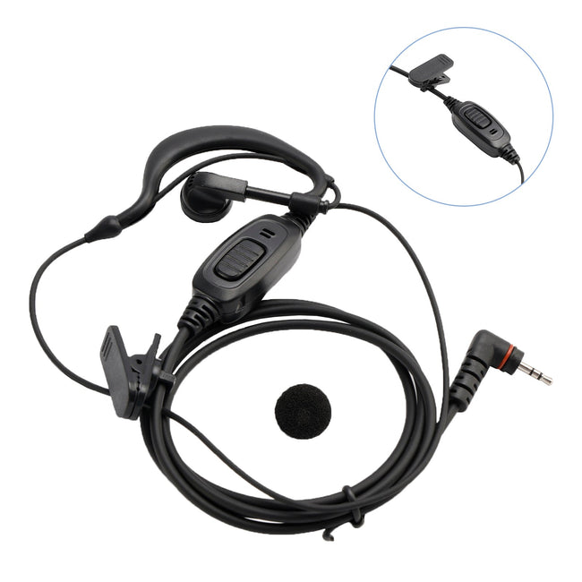 TD370-033 Earphone Earhook Headset For HYT TD350 TD360 TD370 BD300 BD350 PNC370