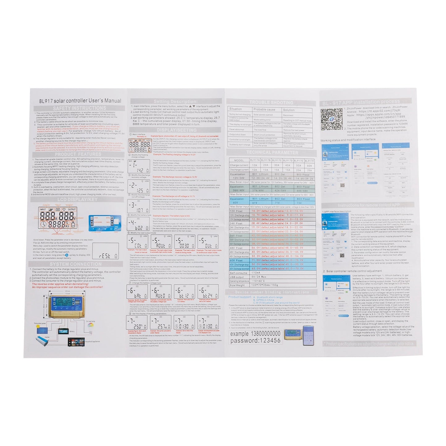30/60A Embedded Snap-On Energy Storage Dedicated MPPT Solar Controller Bluetooth
