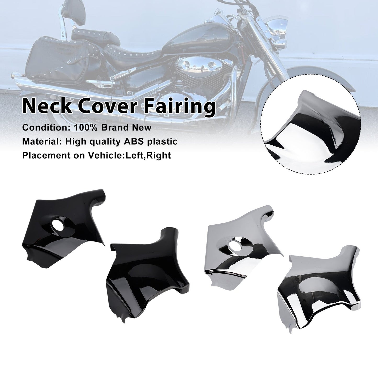 2001-2004 Suzuki Volusia VL400/800 models ALL Neck Cover Fairing