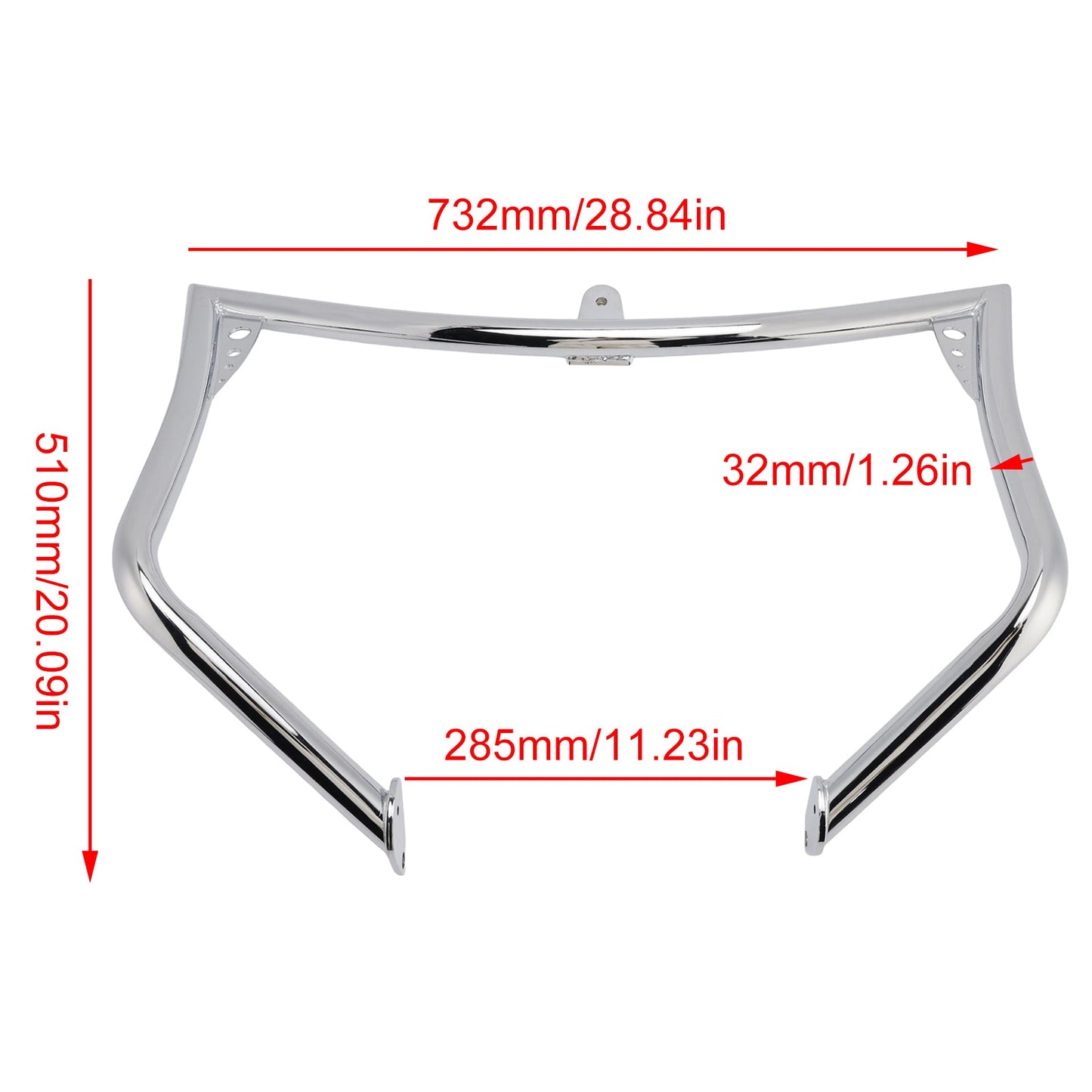 1997-2006 Touring Ultra Classic Electra Glide EFI FLHTCUI Engine Guard Frame Anti-Crash Bumper Protector Chrome