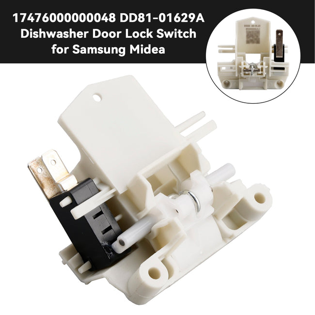 17476000000048 DD81-01629A Dishwasher Door Lock Switch for Samsung Midea