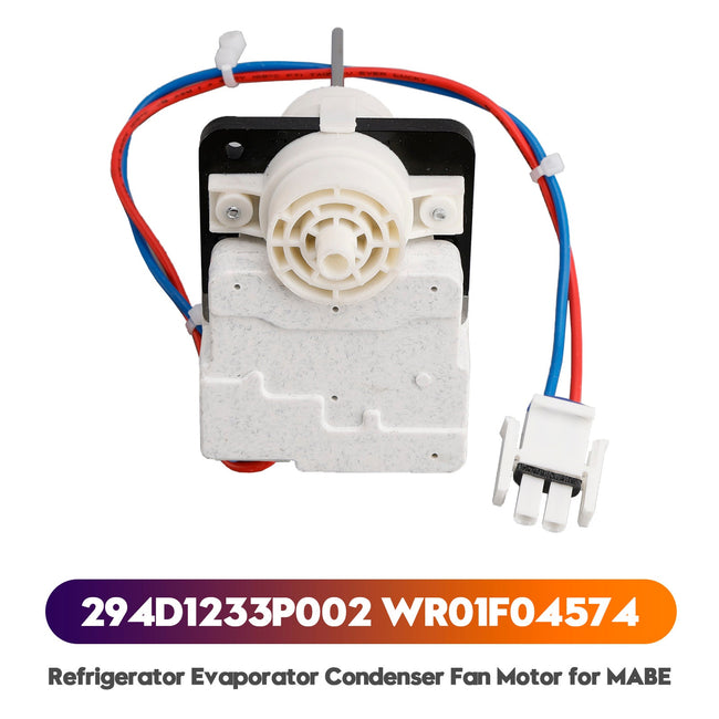 294D1233P002 WR01F04574 Refrigerator Evaporator Condenser Fan Motor for MABE