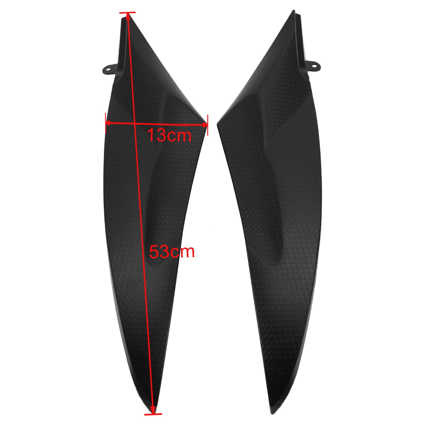 Pair Gas Tank Side Trim Cover Panel Fairing Cowl For Yamaha YZF R6 2006-2007