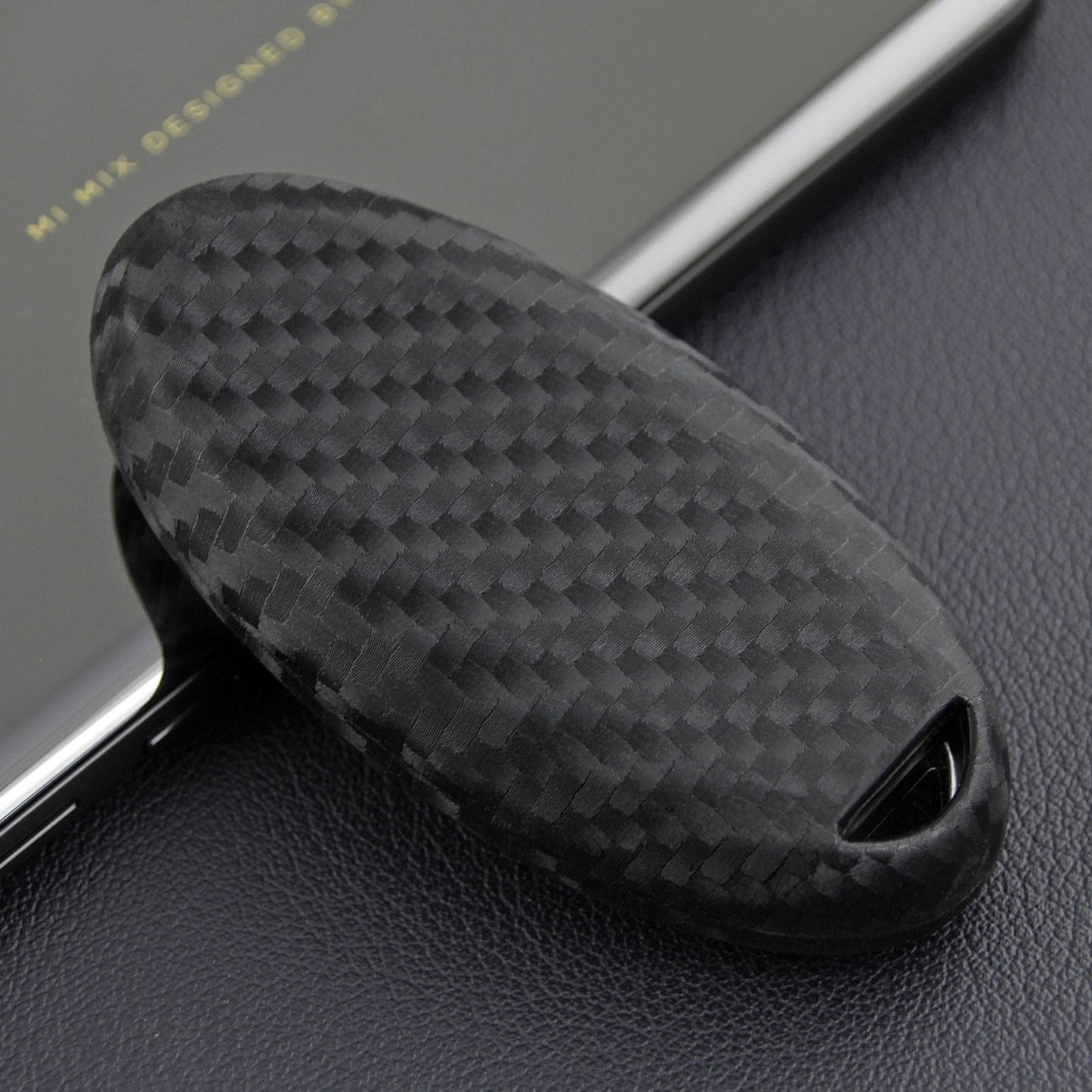 Leather Silicone Car Key Case Cover With Buckle For Nissan