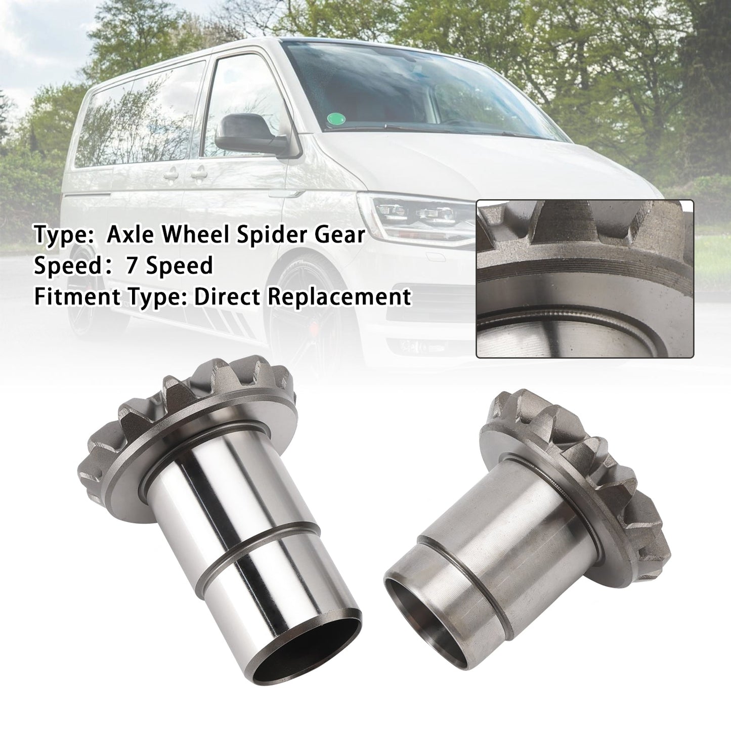 2011-2018 AUDI Q3 8U Pair 0BT 0BH DQ500 DQ381 FWD 7 Speed Axle Wheel Spider Gear U2GBK102