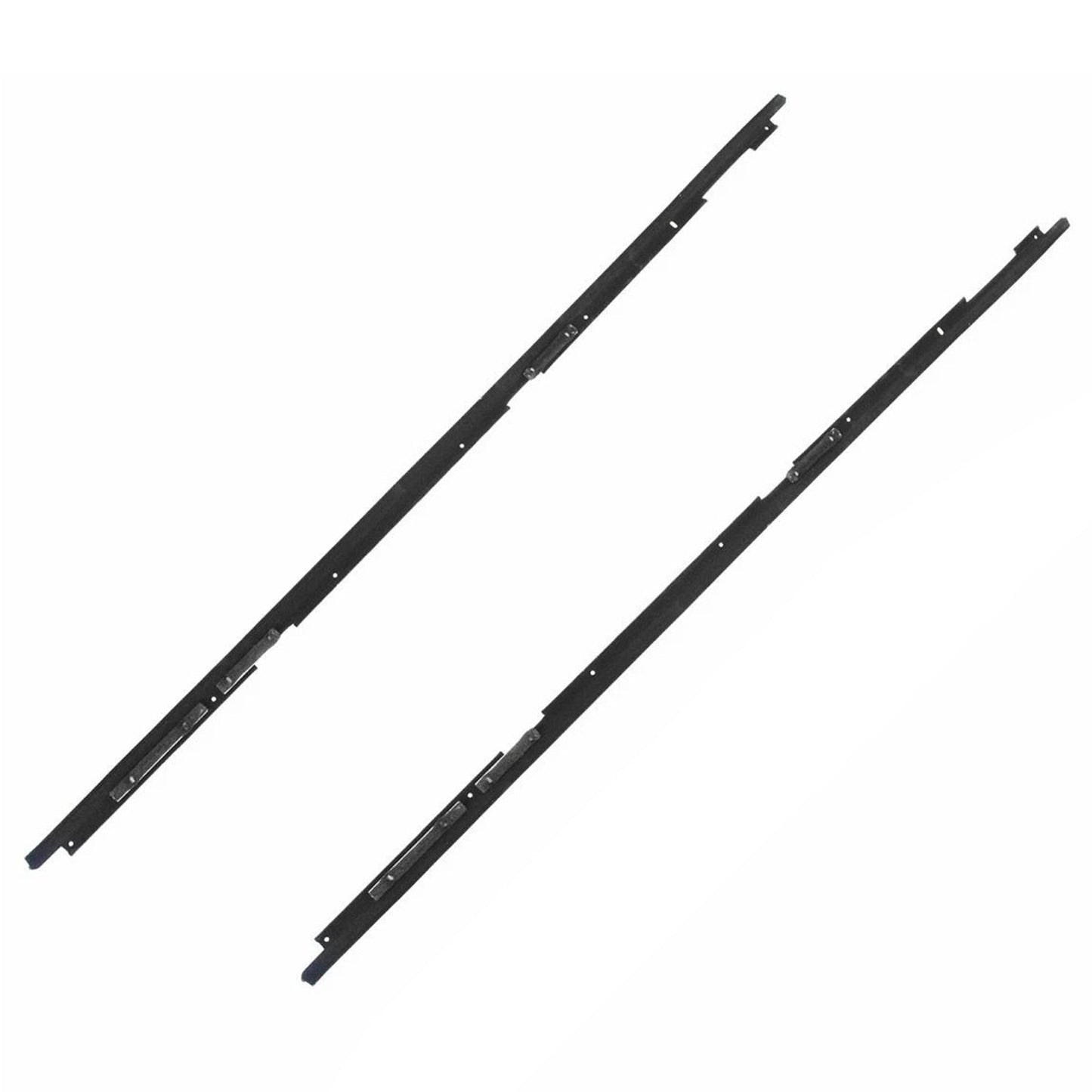 1985-1987 For Pontiac Firebird Outer Side 2PCS Door Window Sweep Weatherstrip Seals Outer 1AWSK00155