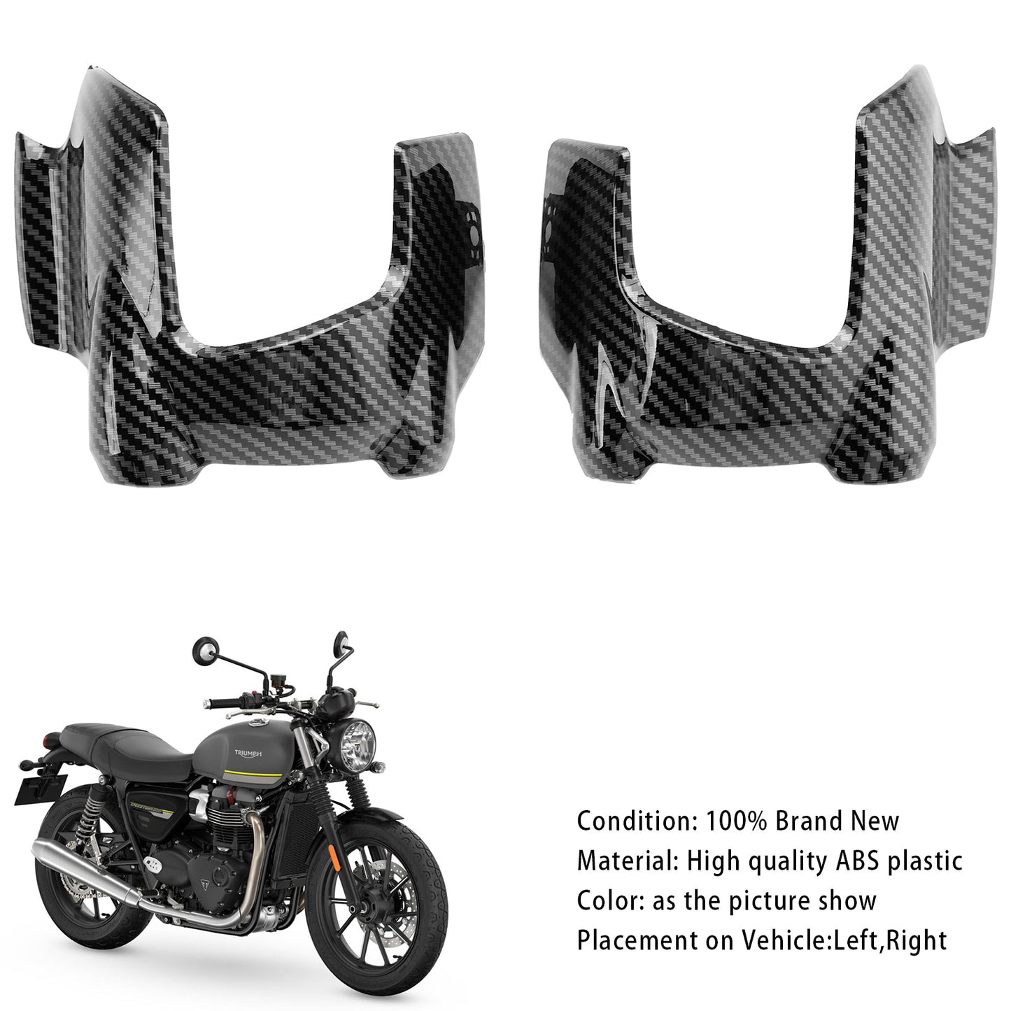 2023-2024 Speed Twin 900 Tank Side Cover Panel Fairing Cowl