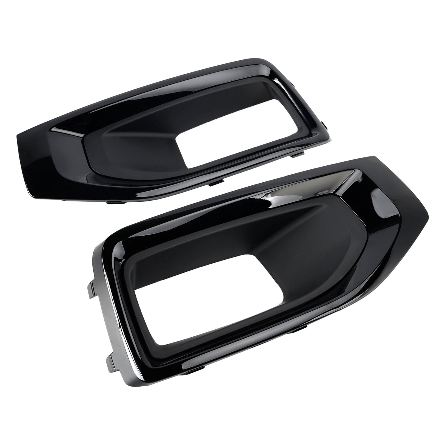 2019-2020 Yukon XL Fog Light Lamp Cover Gloss Black Trim Pair 22936426