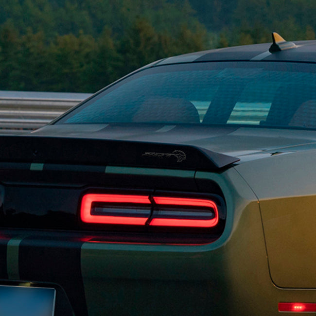 Rear Tailgate SRT Hellcat Decal Emblem for Challenger Trunk Lid Badge