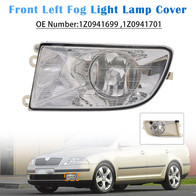 Front Left Fog Light Lamp Cover 1710525 93357465 For Skoda Octavia II 04-08