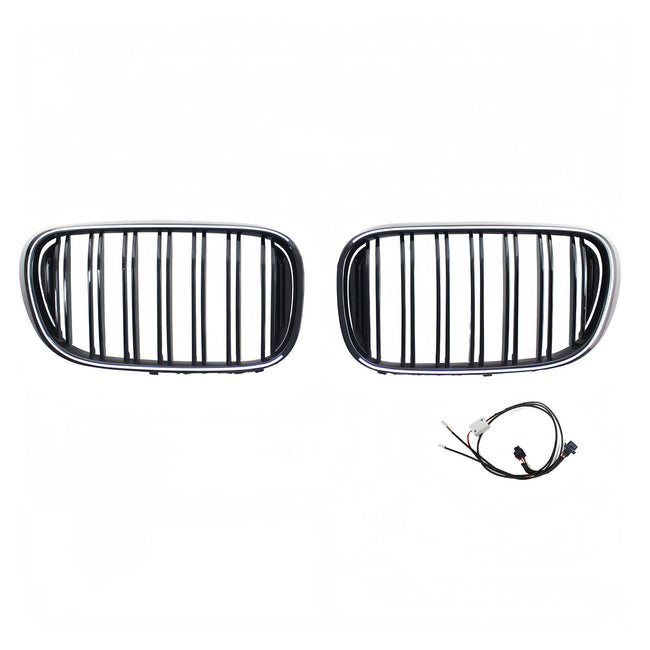 Front Kidney Grill Grille Fit BMW 7 Series G11 G12 2016-2018 Pre-Facelift