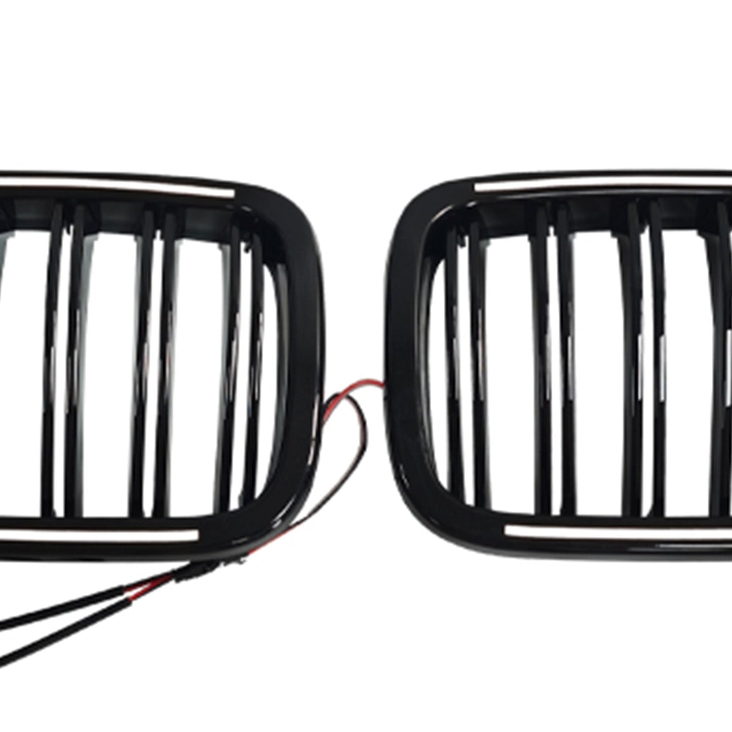 2011-2014 Fit BMW X3 F25 Dual Line Black Front Bumper Kidney Grill Grille