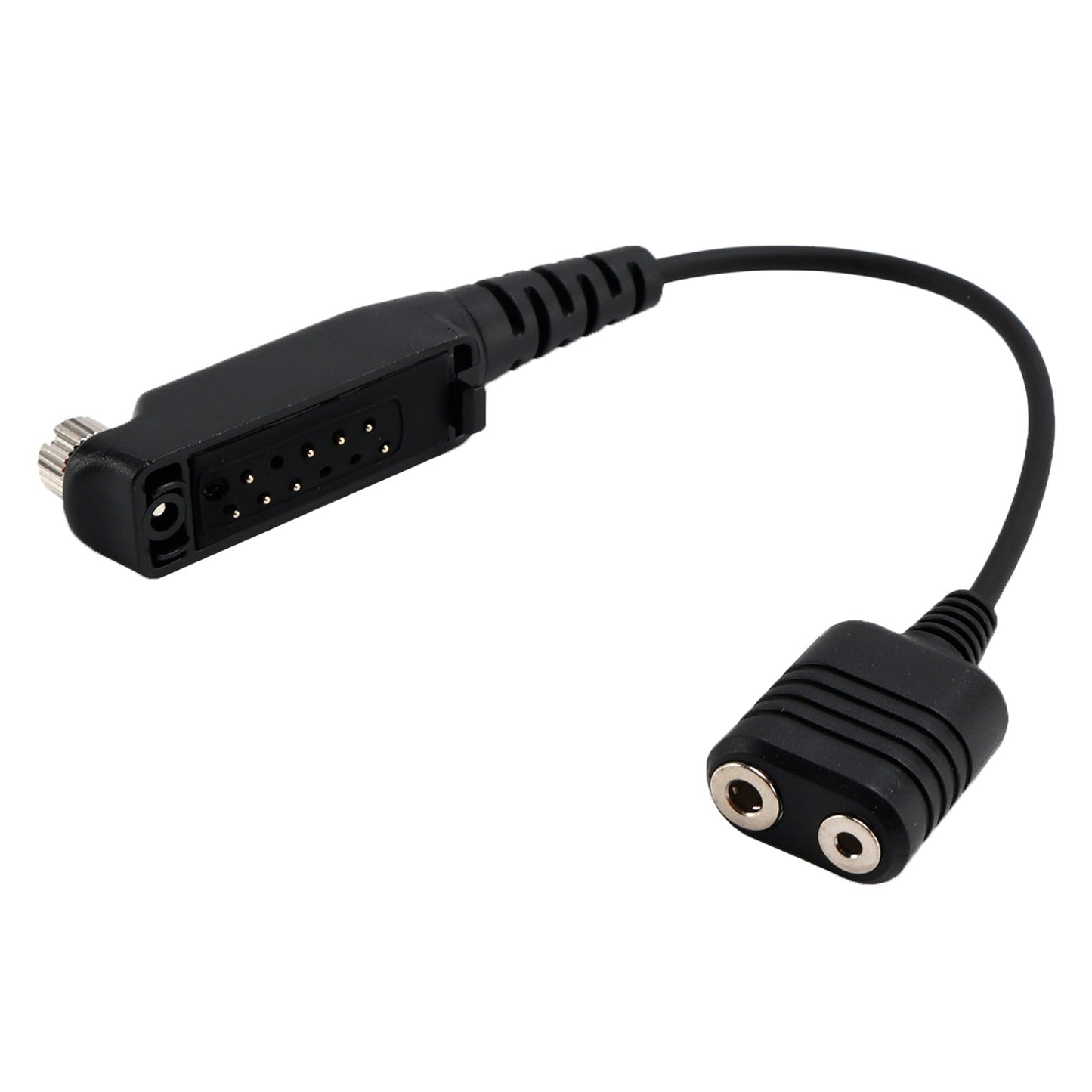 K Interface 2Pin Headset Port Converter Cable for Sepura STP8000 STP8030 STP8035