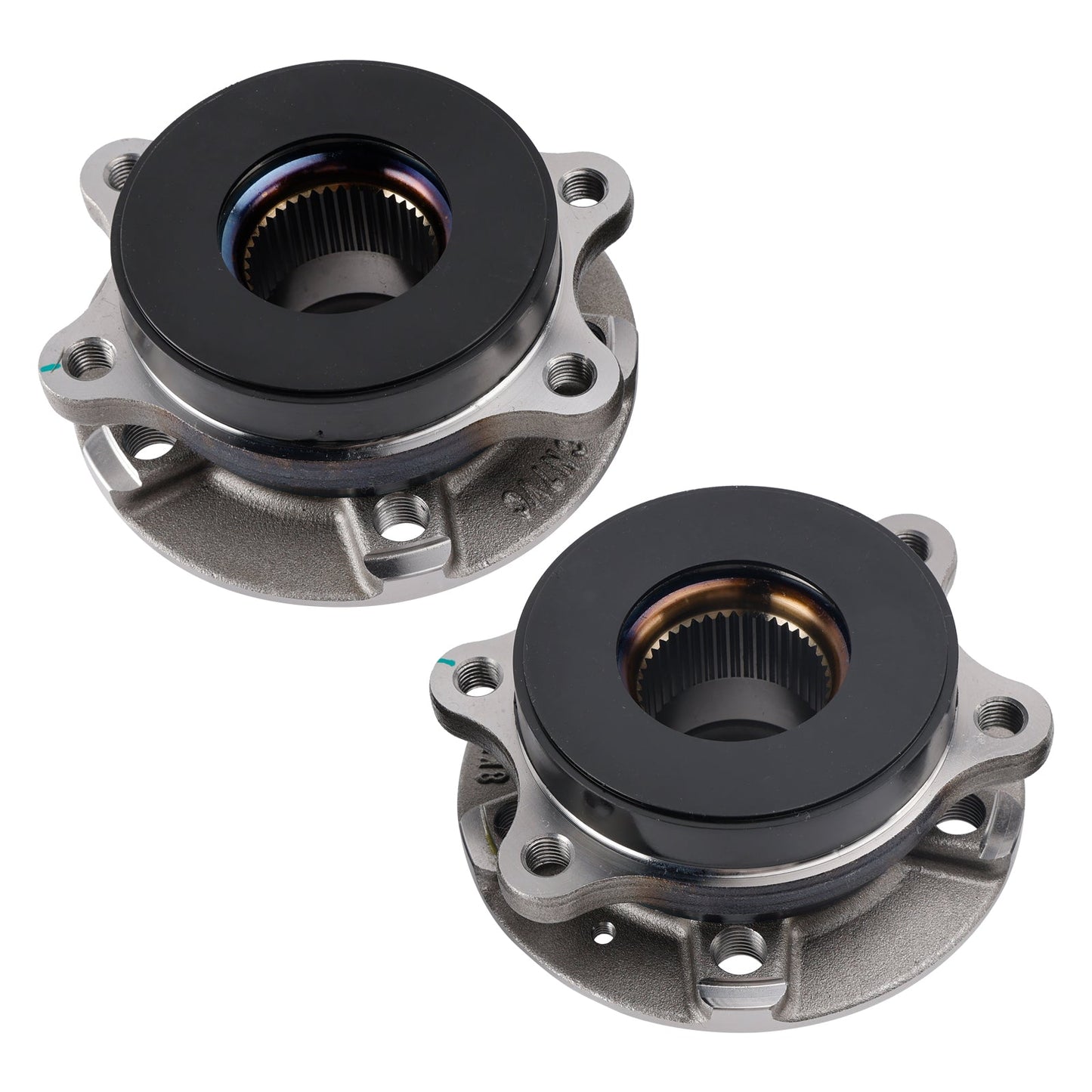 Audi A4 8K A6 C7 A5 8T A8 4H Q5 2x Front Wheel Hub Flange+Bearing+Bolts Kit 4H0498625D