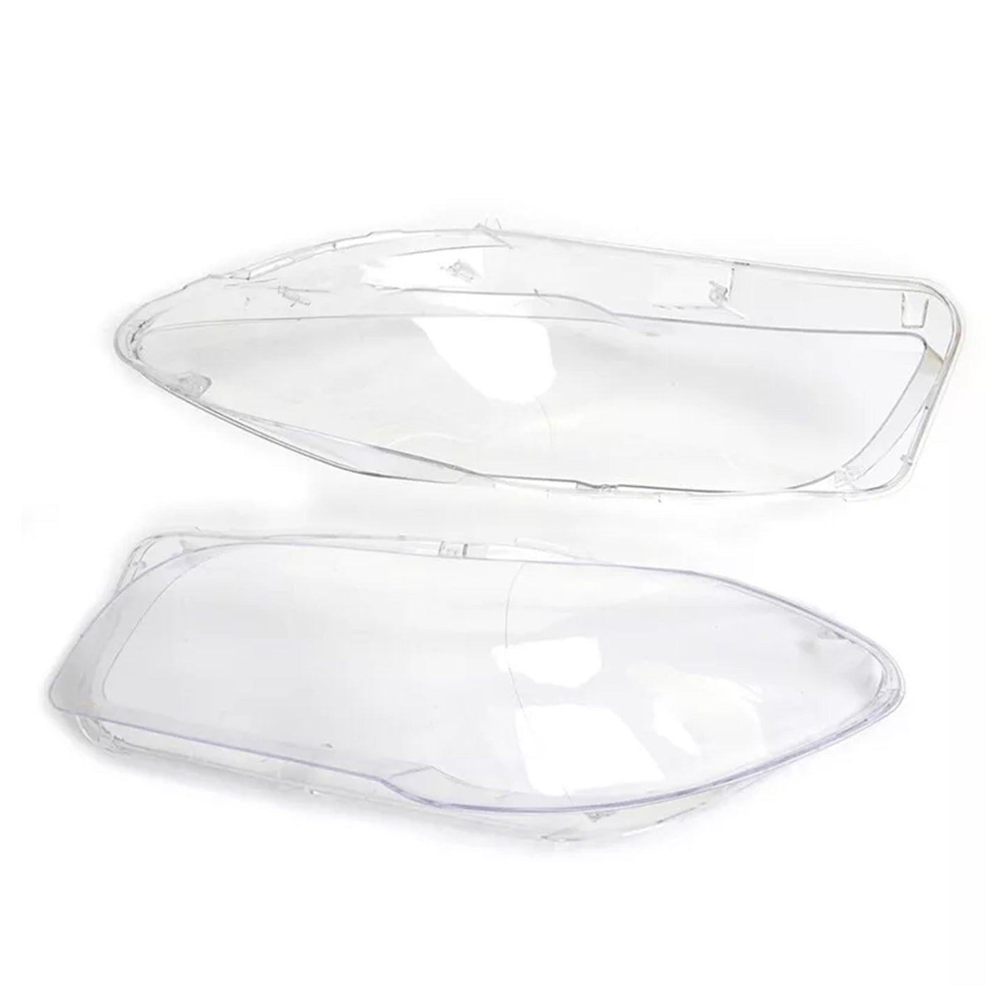 2010-2013 BMW 5 F10 F11 F18 2PCS Front Headlight Lens Cover LampShade L&R 63117271912 63117271911