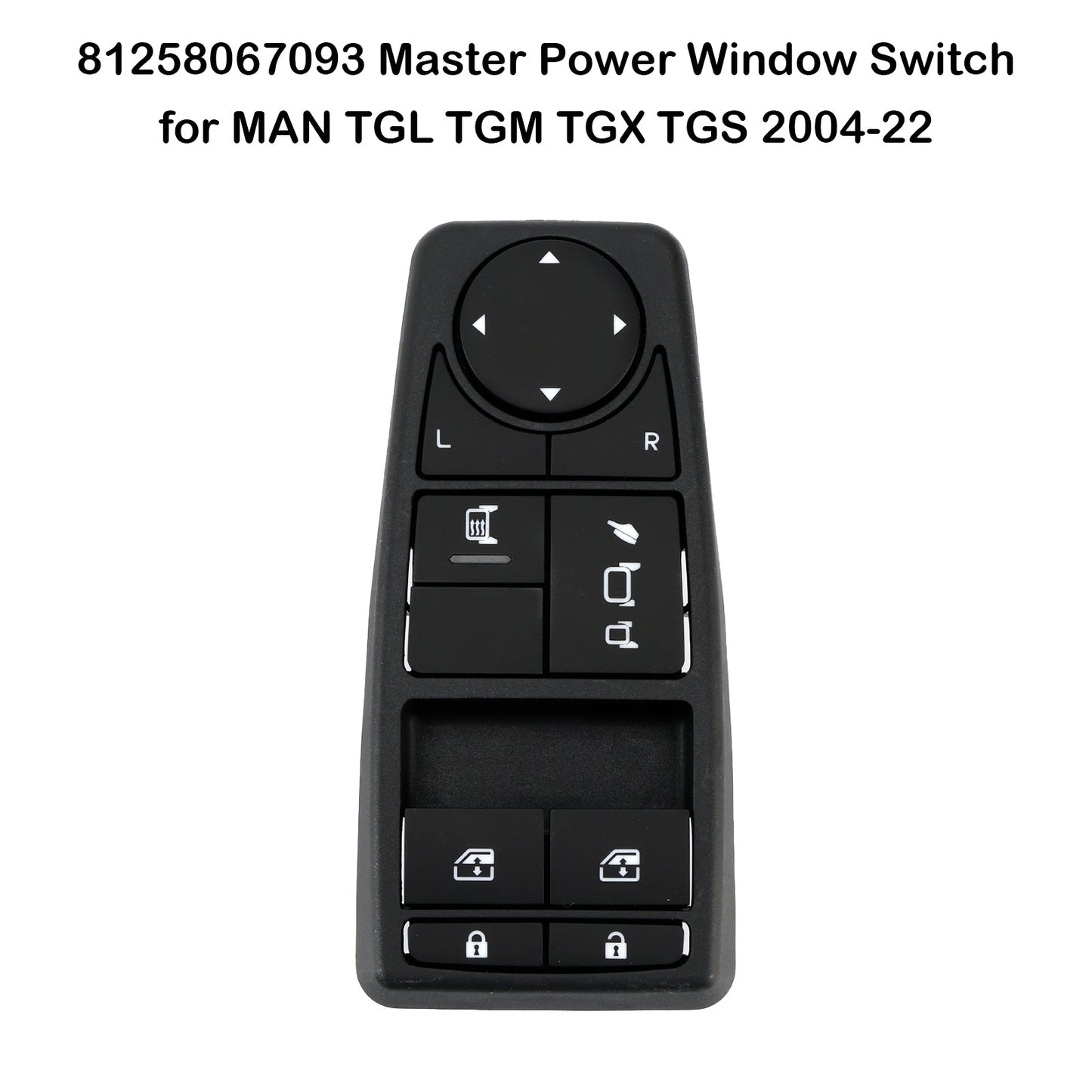 2006-2022 MAN TGS Master Power Window Switch 81258067093 81258067108 81258067081