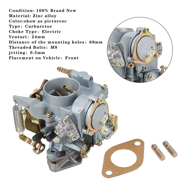Carburetor 113129029A For VW Beetle 30/31 PICT-3 Type 1&2 Bug Bus Ghia W/ Gasket