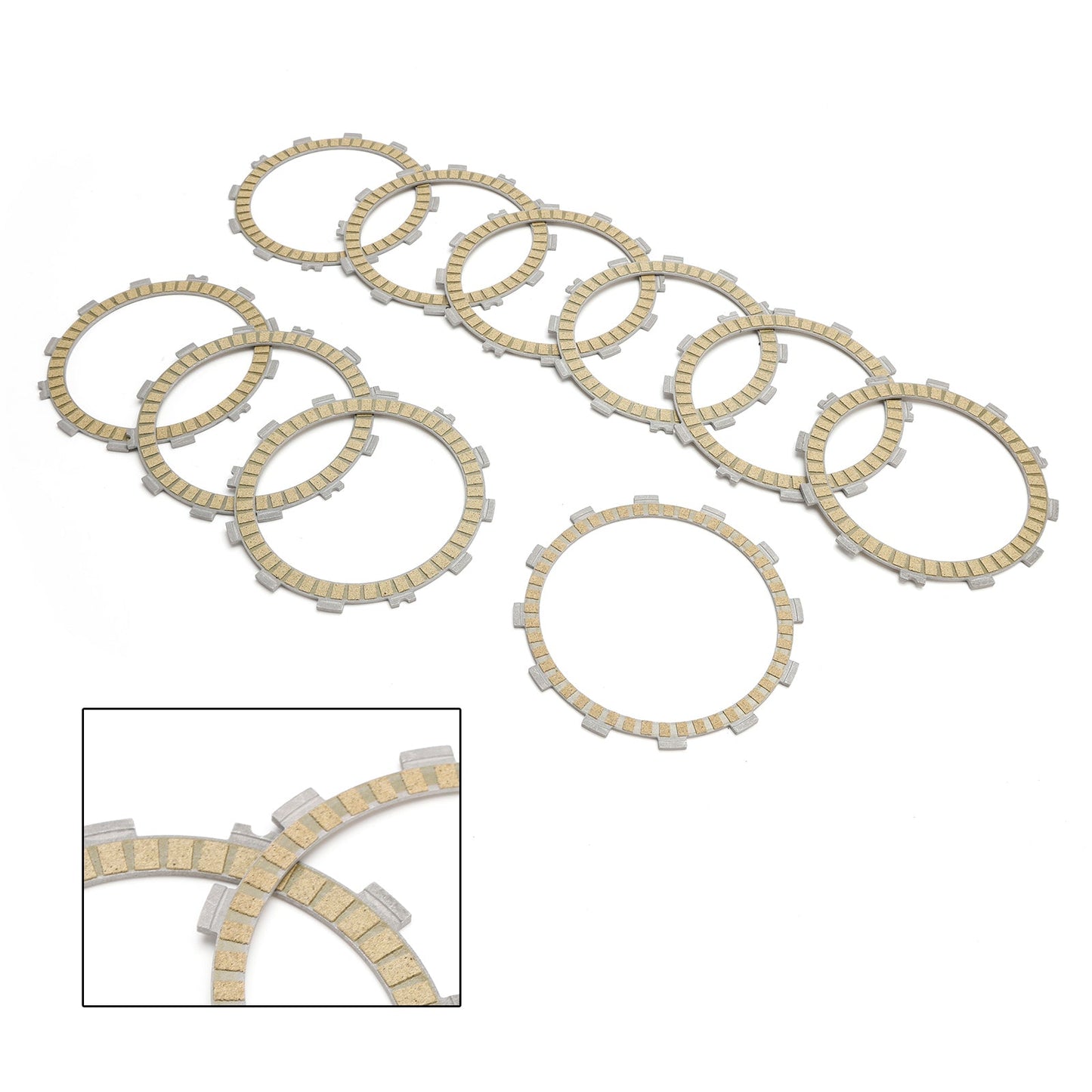 Clutch Friction Plate Kit fit for Kawasaki ZX1000 NINJA H2R 2015-24 21441-24F50