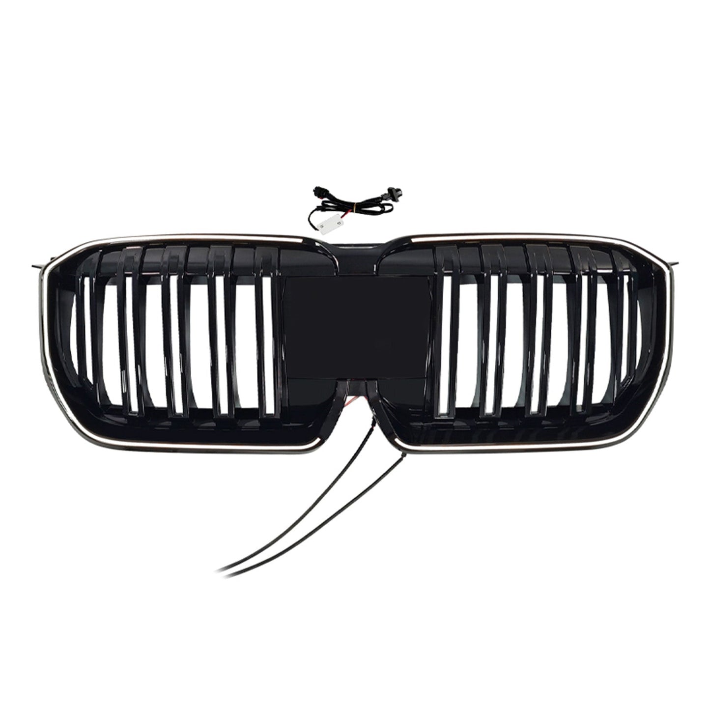 2023-2025 Fit BMW X1 U11 U12 Double Slat Black Front Bumper Kidney Grill Grille