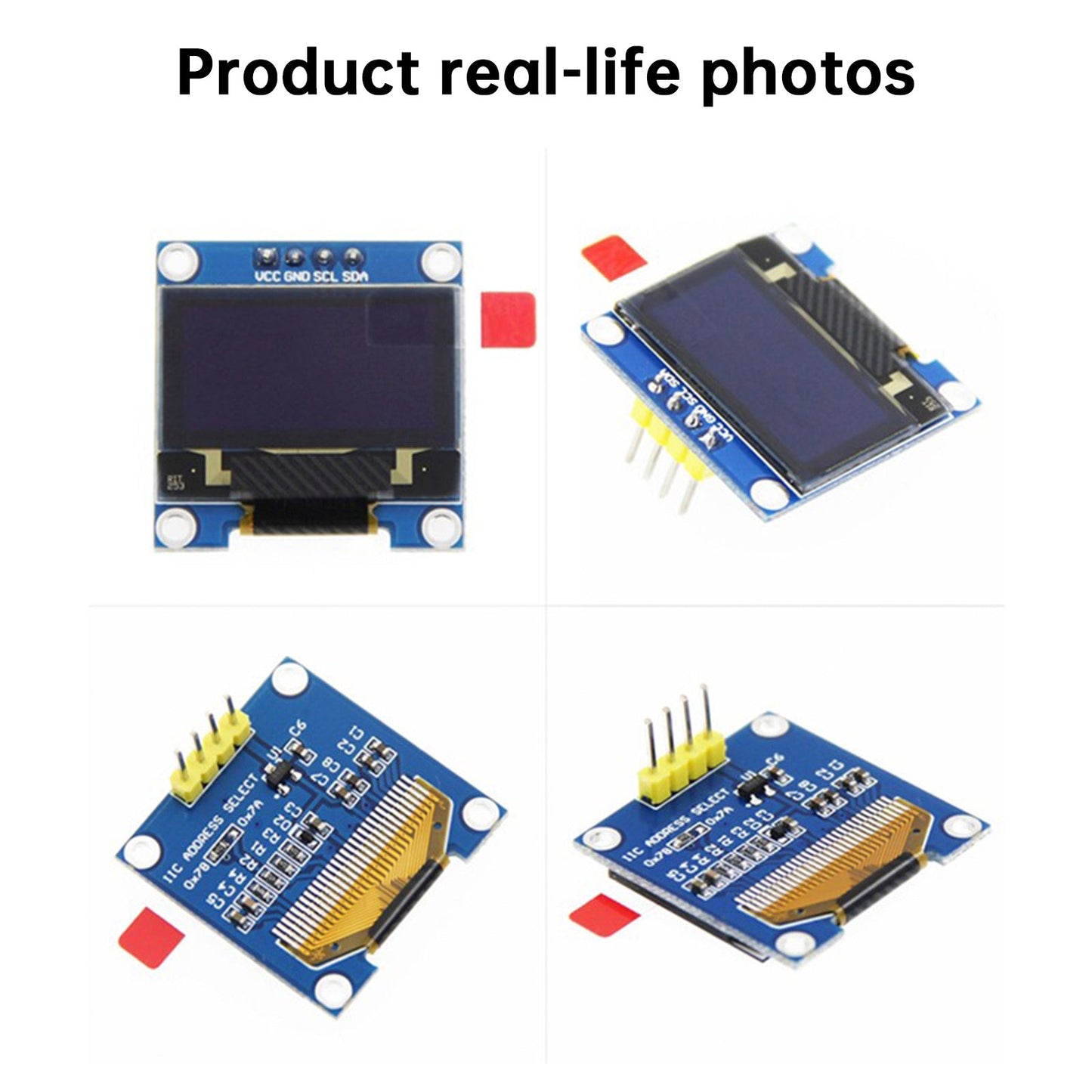 Raspberry Pi 4B 0.96-inch OLED Display Module IP Hard Disk Information Display