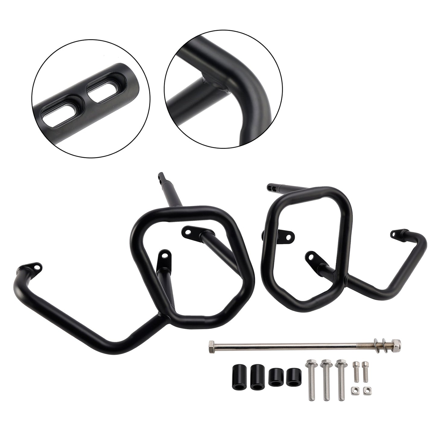 2024-2025 Triumph SPEED 400 Engine Guard Frame Anti-Crash Bumper= Black