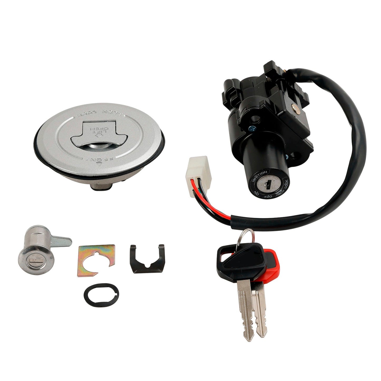 IGNITION SWITCH LOCK SET 2 KEYS Fit FOR HONDA CB600S CB600F2 HORNET 250 CB250F 00-07