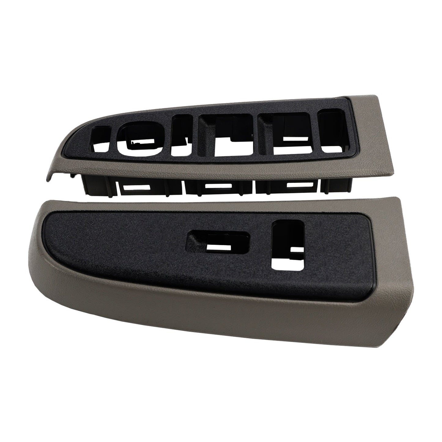 2003-2007 GMC Sierra 1500 / 2500 / 3500 4Door Front Tan Window Switch Trim Bezel 89045119 89045129