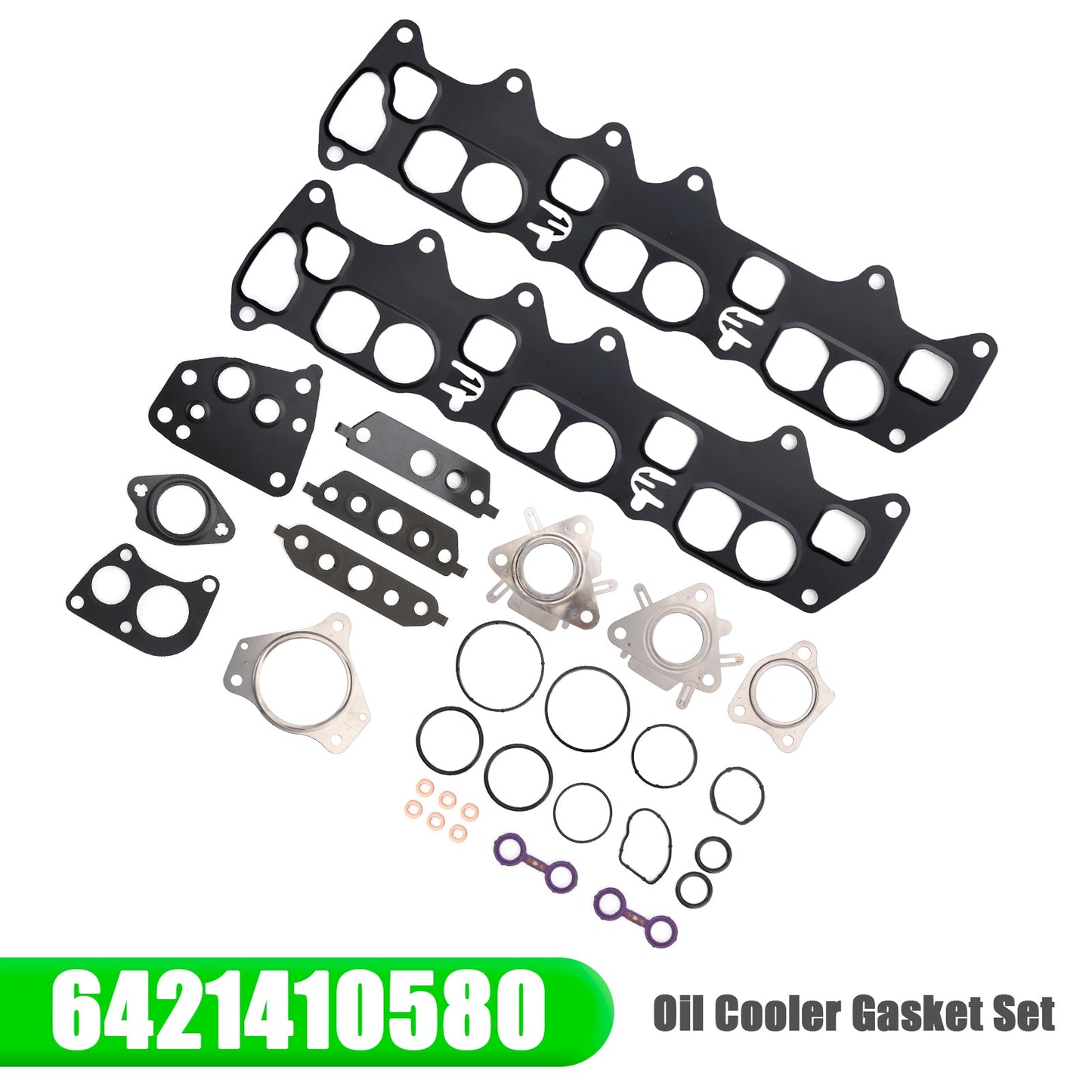 6421410580 Oil Cooler Gasket Set for Mercedes C-Class CLK CLS E-Class G-K