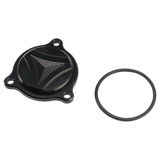 Engine Oil Filter Cover Black For Suzuki LTZ400 LTR450 DRZ400/400E/400S/400SM